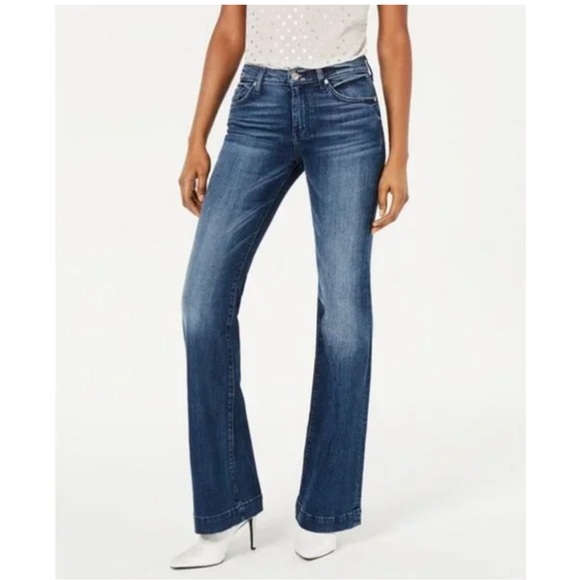 7 for all Mankind Dojo Jean Flare Leg Bell Bottom Vintage 7FAM Trouser Sz 29 - Picture 1 of 15